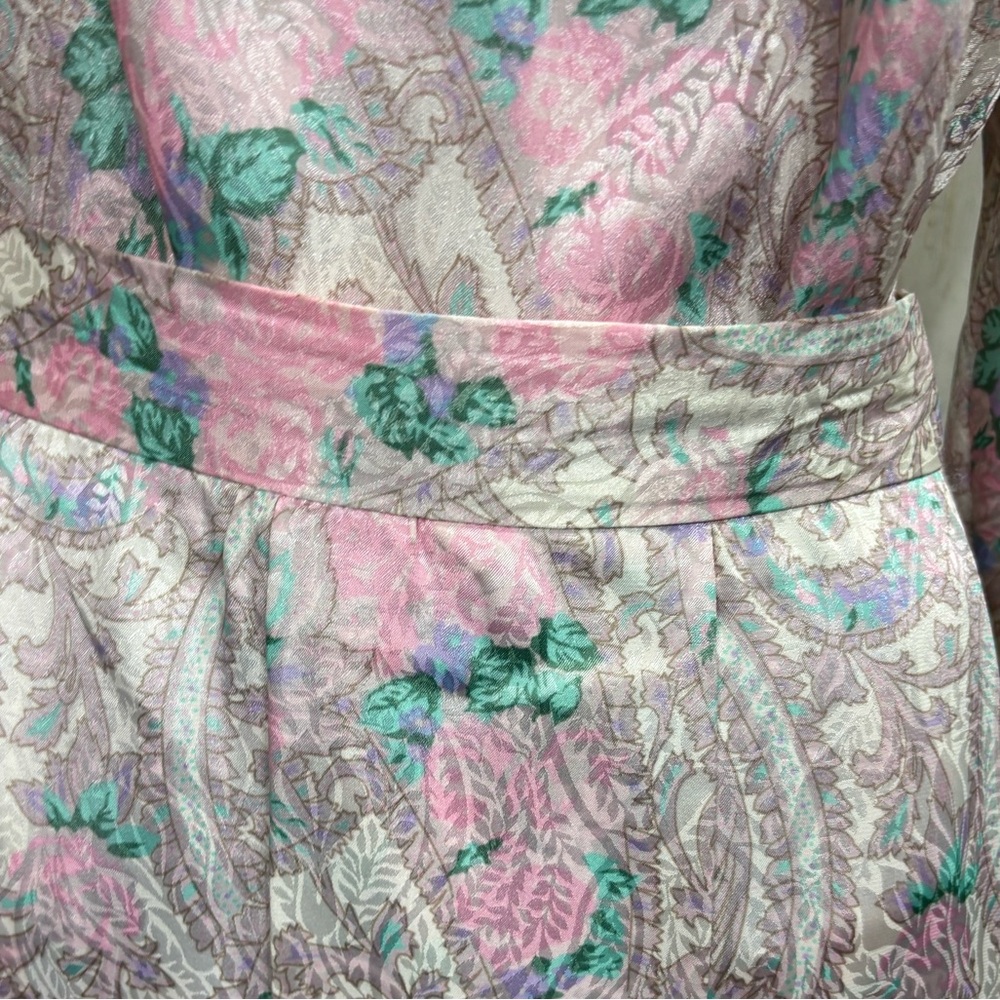 Worthington Vintage 90’s Pastel‎ Floral Plus Size Patterned Two-Piece Set - Picture 4 of 15